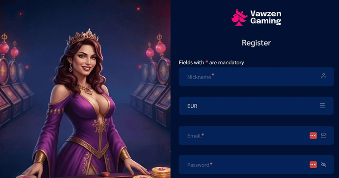 Vawzen Gaming Casino Login
